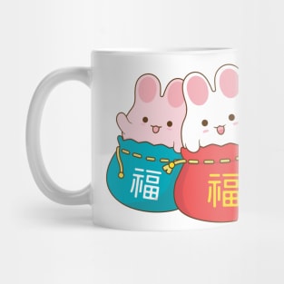 Bunnies Lucky Bag Mug